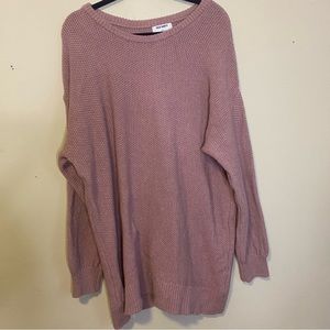 Old Navy Oversized Tunic Length Knit Sweater Size 3X